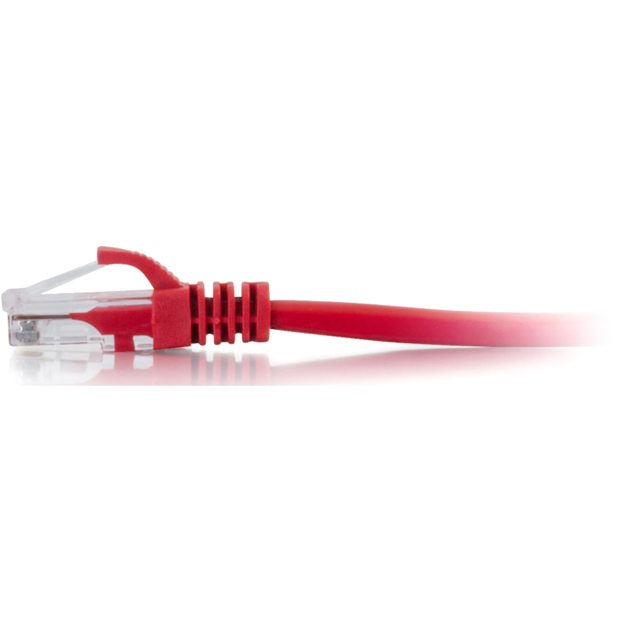 C2G 50ft Cat6 Unshielded Ethernet Cable - Cat 6 Network Patch Cable - Red