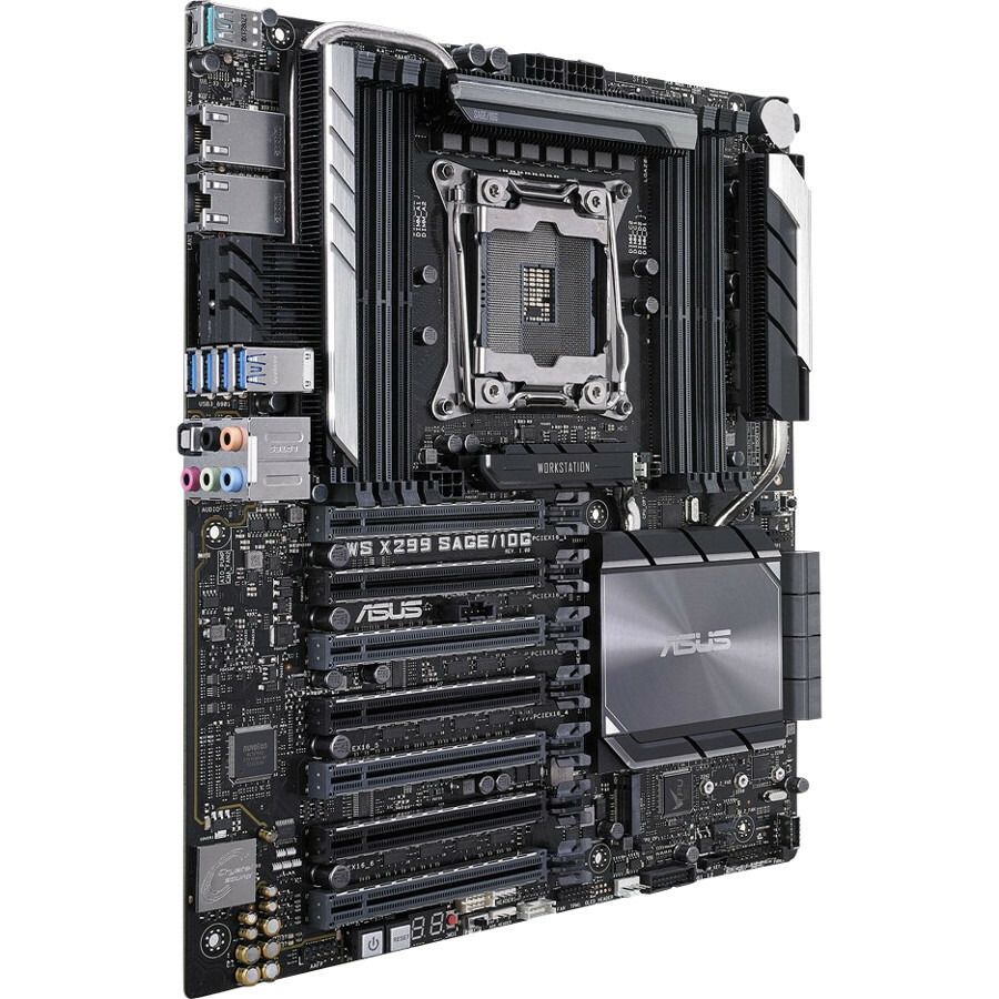 Asus WS X299 SAGE/10G Workstation Motherboard - Intel X299 Chipset - Socket R4 LGA-2066 - Intel Optane Memory Ready - SSI CEB