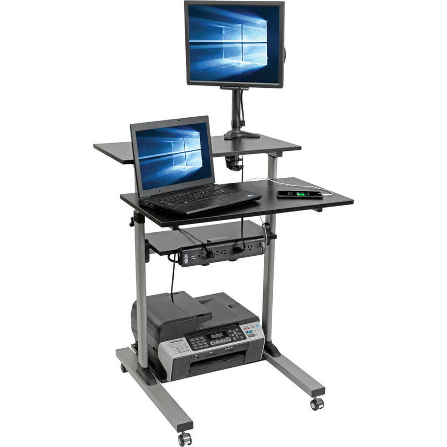 Eaton Tripp Lite Series Rolling Desk TV/Monitor Cart - Height Adjustable