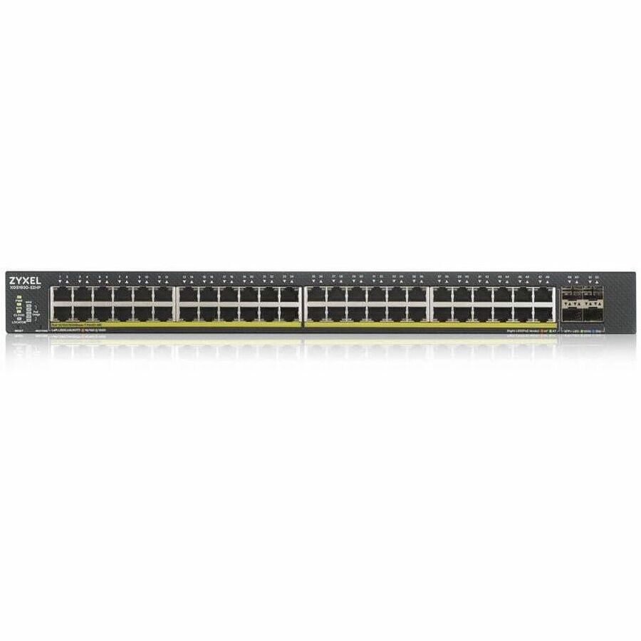 ZYXEL 48-port GbE Smart Managed PoE Switch with 4 SFP+ Uplink