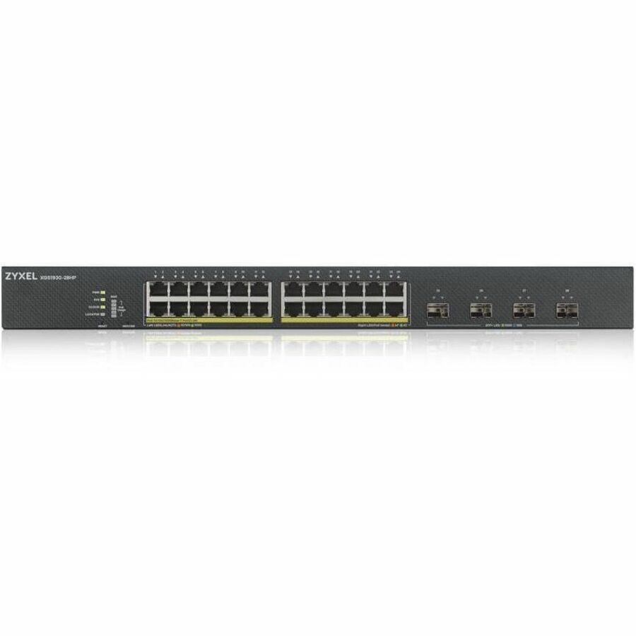 ZYXEL 24-port GbE Smart Managed PoE Switch with 4 SFP+ Uplink