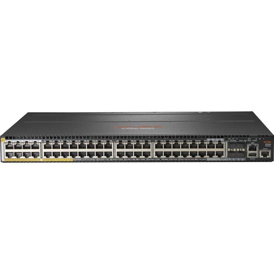 HPE 2930M 40G 8 Smart Rate PoE Class 6 1-slot Switch