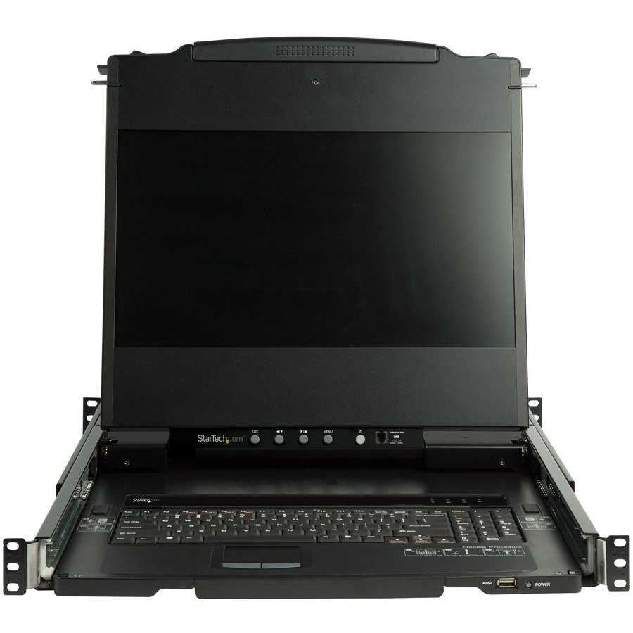 StarTech.com Dual Rail Rackmount KVM Console HD 1080p - DVI/VGA KVM w/17