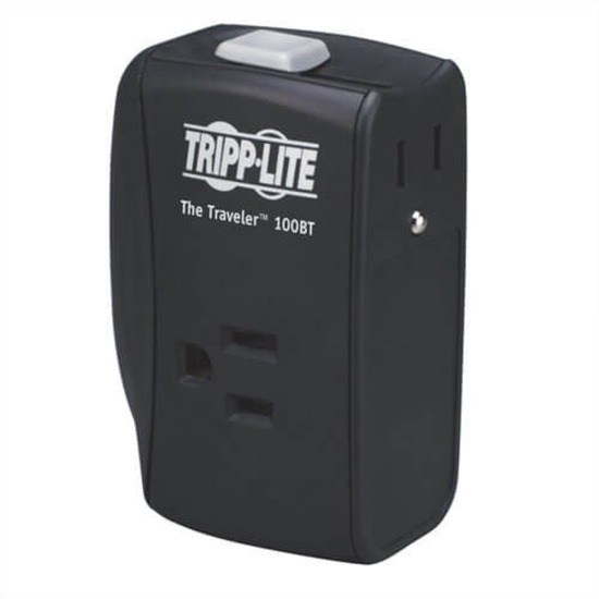 Tripp Lite by Eaton Protect It! 2-Outlet Portable Surge Protector, Direct Plug-In, 1050 Joules, Ethernet Protection