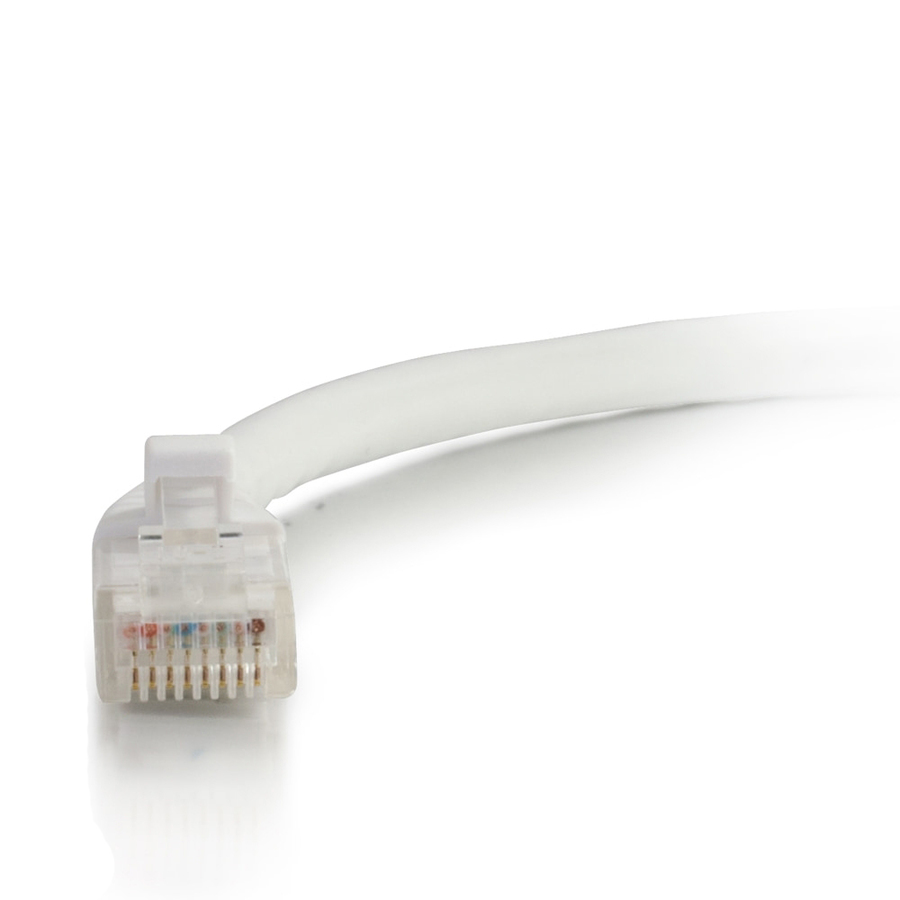 C2G 10ft Cat6a Snagless Unshielded (UTP) Ethernet Cable - Cat6a Network Patch Cable - PoE - White