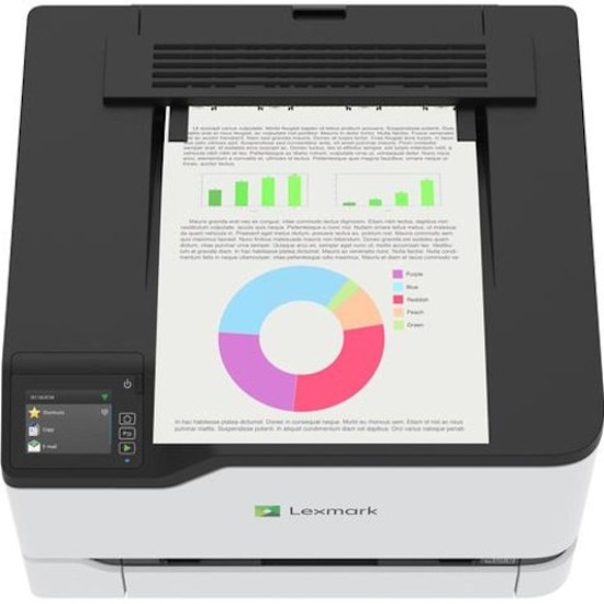 Lexmark CS430 CS431dw Desktop Wireless Laser Printer - Color