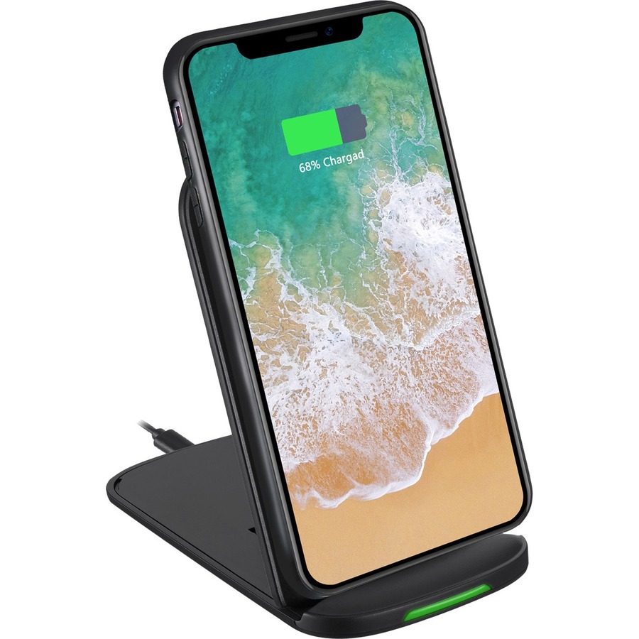 Adesso 10W Max Qi-Certified 2-Coil Foldable Wireless Charging Stand