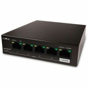 Luxul Unmanaged Gigabit PoE+ Switch with 4 Ports