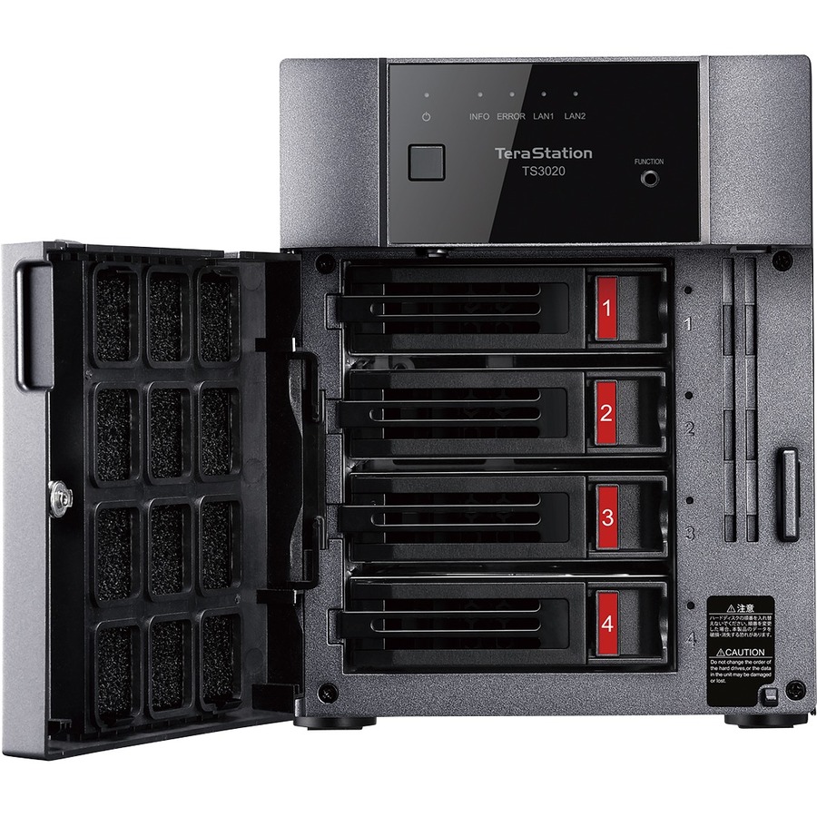 BUFFALO TeraStation 3420 4-Bay SMB 16TB (4x4TB) Desktop NAS Storage w/ Hard Drives Included