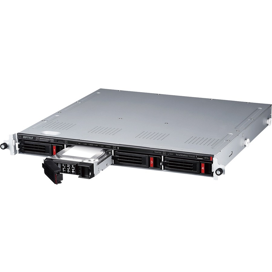 BUFFALO TeraStation 3420 4-Bay SMB 8TB (4x2TB) Rackmount NAS Storage w/ Hard Drives Included