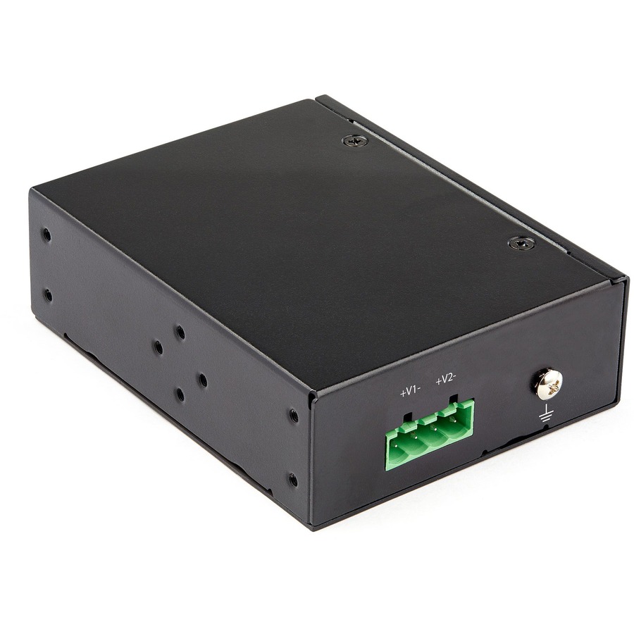 StarTech.com Industrial Gigabit PoE Injector - High Speed 90W 802.3bt PoE++ 52V-56VDC Ultra Power Over Ethernet/UPoE Injector -40C to +75C