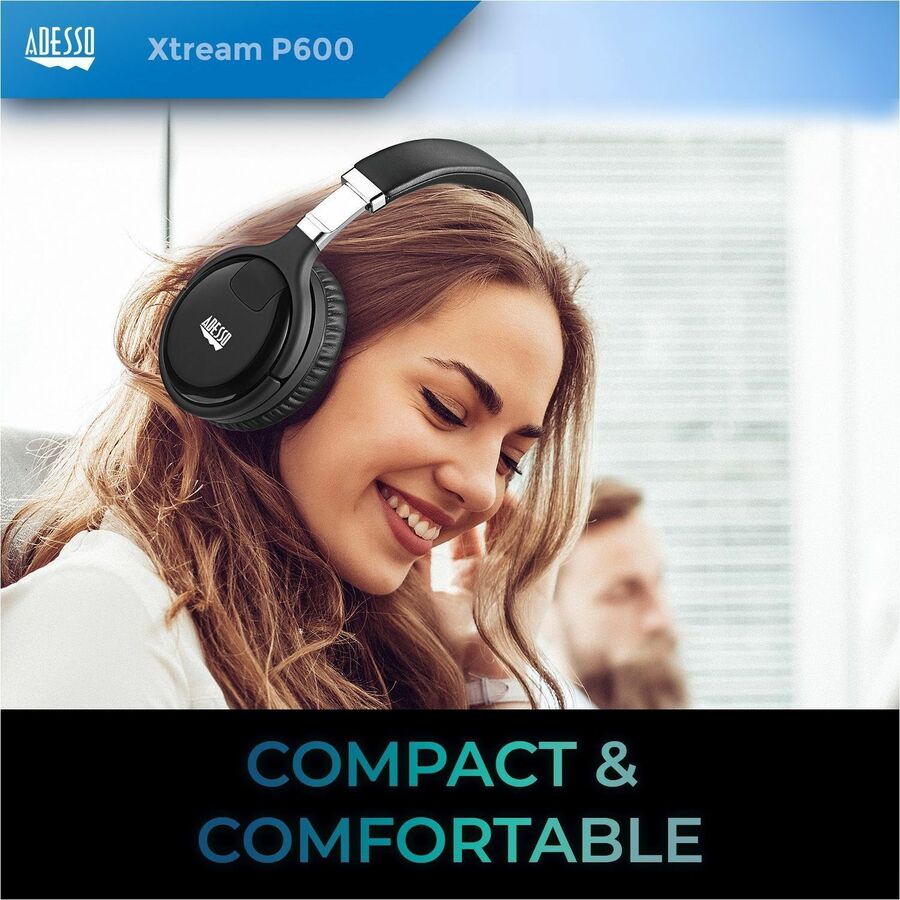 Xtream P600 - Bluetooth active noise cancellation headphone with built in microphone