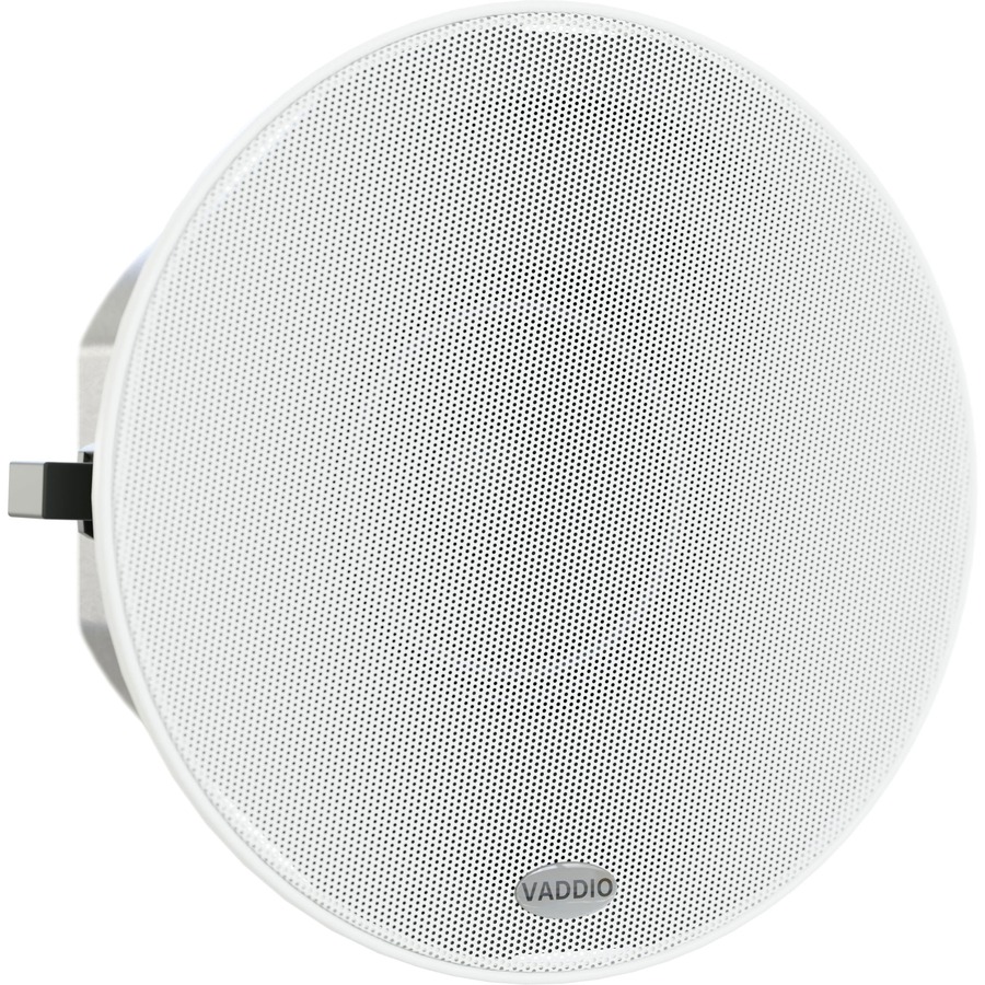 Vaddio 2-way Ceiling Mountable, Flush Mount, Wall Mountable, Recessed Mount, In-wall Speaker - 40 W RMS - White - TAA Compliant