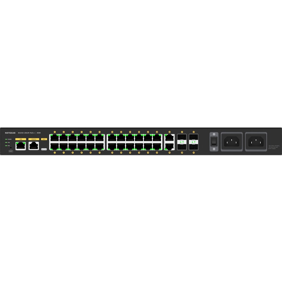 Netgear M4250-26G4F-PoE++ AV Line Managed Switch