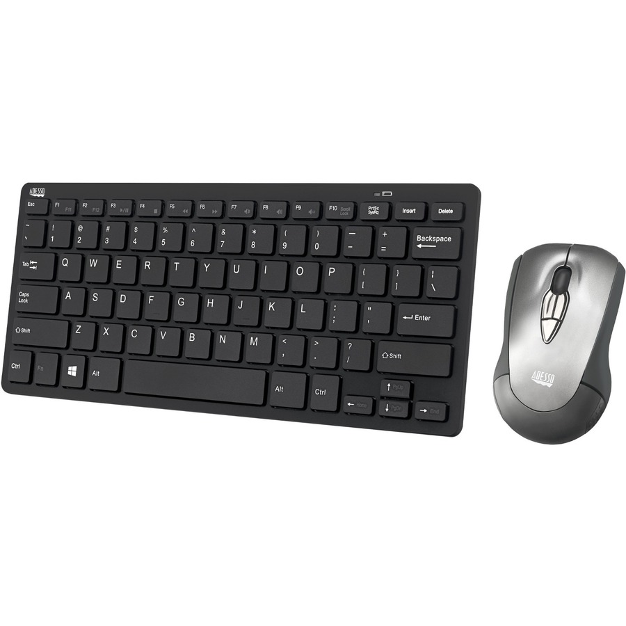 Adesso Air Mouse Mobile With Compact Keyboard