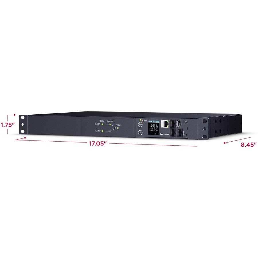 CyberPower Switched ATS PDU PDU44002 10-Outlets PDU