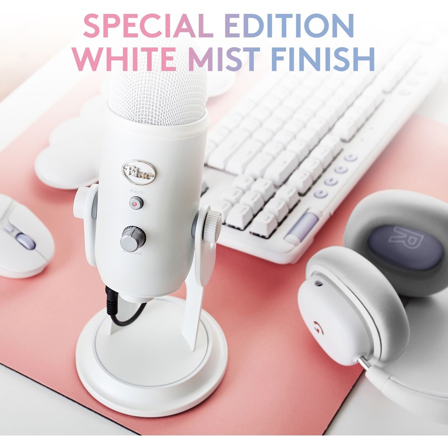 Blue Yeti Wired Microphone - White Mist