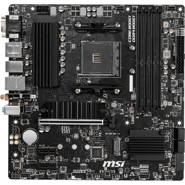 MSI B550M-VC WIFI Gaming Desktop Motherboard - AMD B550 Chipset - Socket AM4 - Micro ATX