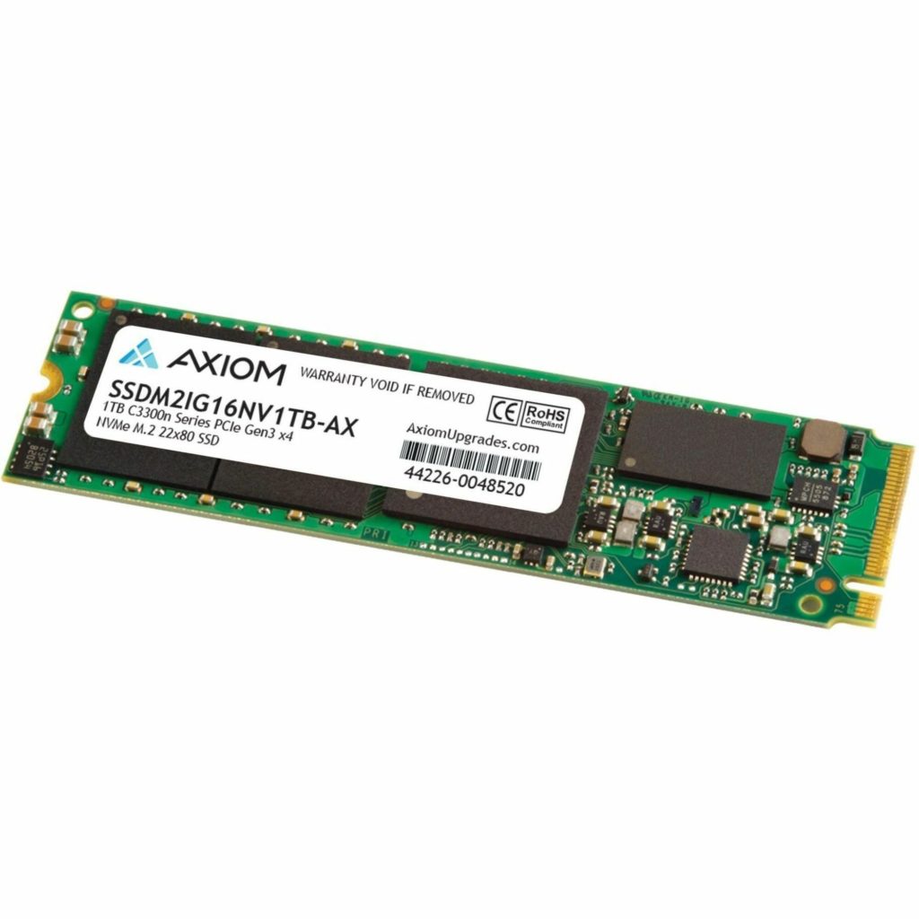 Axiom C3300n 1 TB Solid State Drive - M.2 2280 Internal - PCI Express NVMe (PCI Express NVMe 3.0 x4) - TAA Compliant