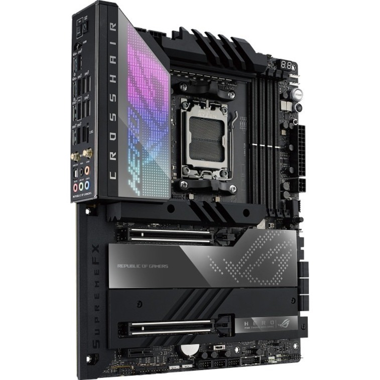 Asus ROG Crosshair X670E HERO Gaming Desktop Motherboard - AMD X670 Chipset - Socket AM5 - ATX