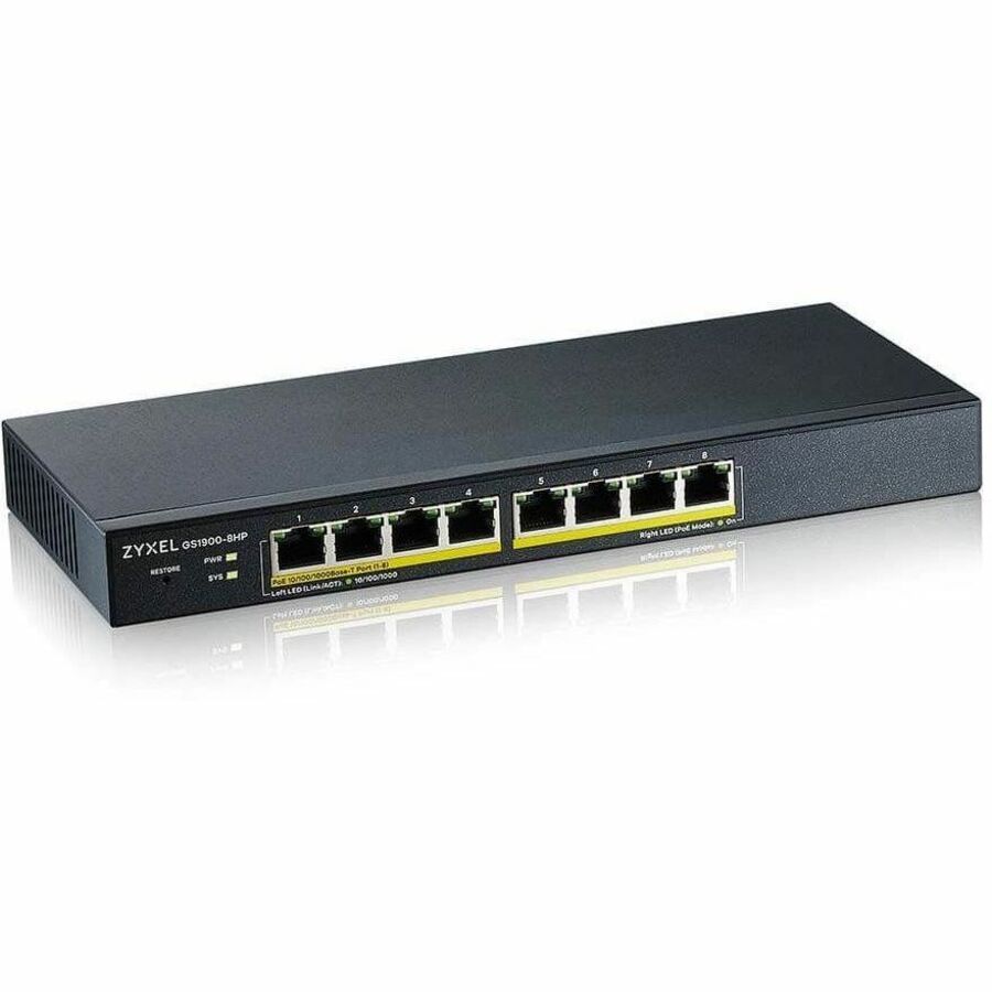 ZYXEL 8-port GbE Smart Managed PoE Switch