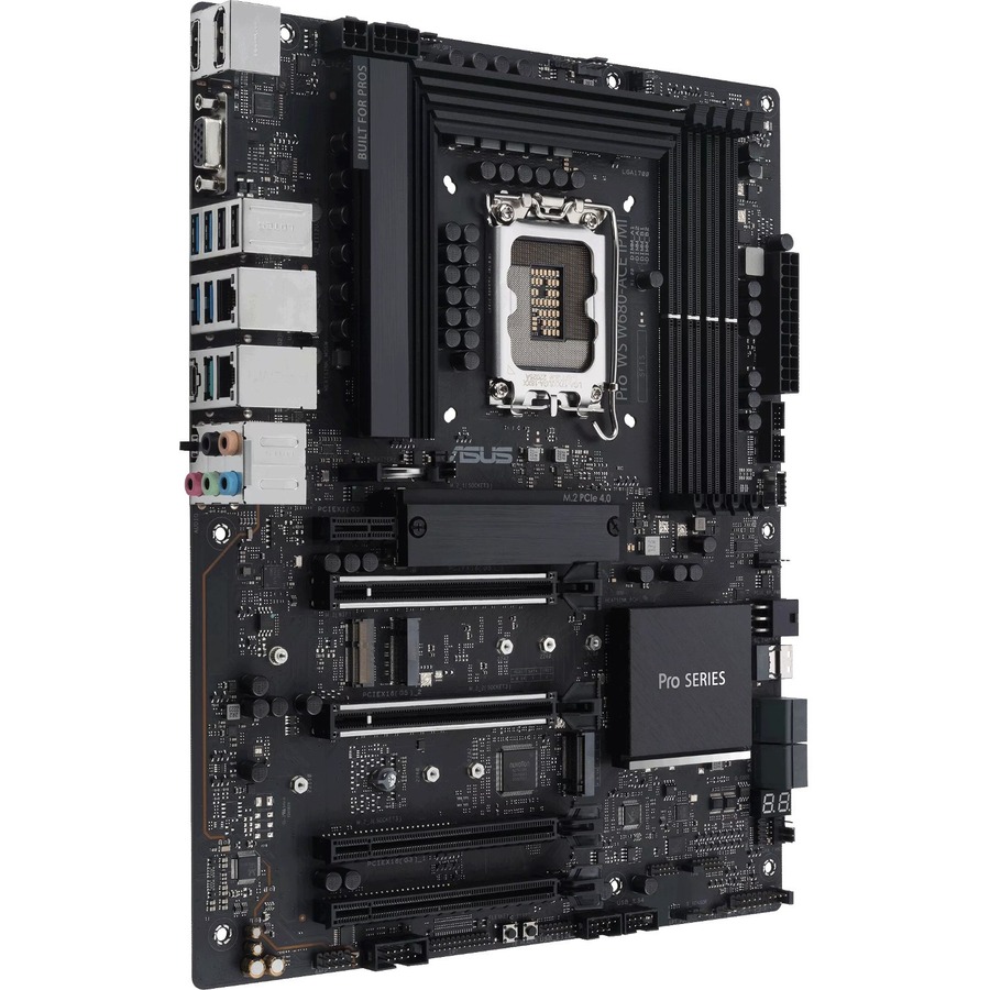 Asus Pro WS W680-ACE IPMI Workstation Motherboard - Intel W680 Chipset - Socket LGA-1700 - ATX