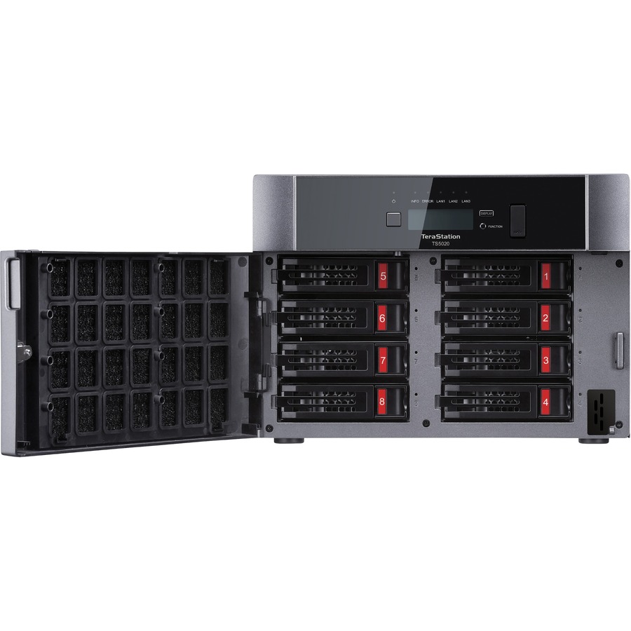 BUFFALO TeraStation 5820 8-Bay 96TB (8x12TB) Business Desktop NAS Storage Hard Drives Included