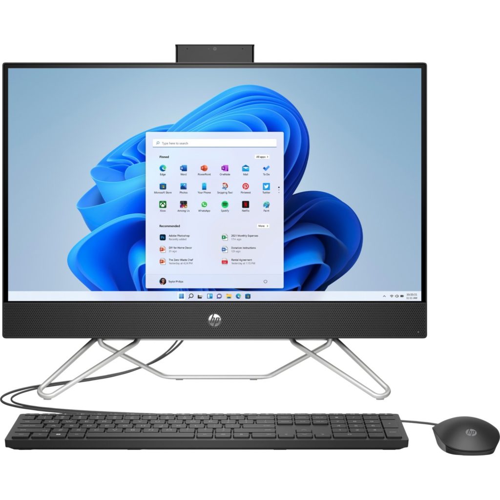 HP 24-cb1000i 24-cb1017c All-in-One Computer - Intel Core i5 12th Gen i5-1235U - 8 GB - 512 GB SSD - 23.8