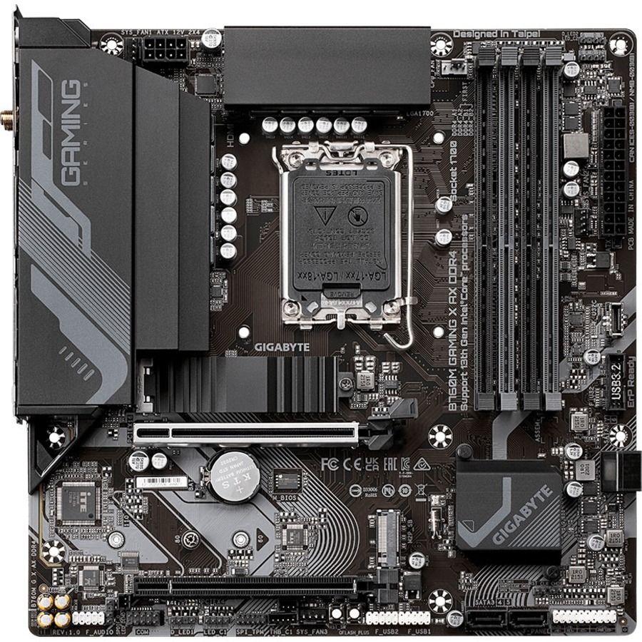 Gigabyte Ultra Durable B760M GAMING X AX DDR4 Desktop Motherboard - Intel B760 Chipset - Socket LGA-1700 - Micro ATX