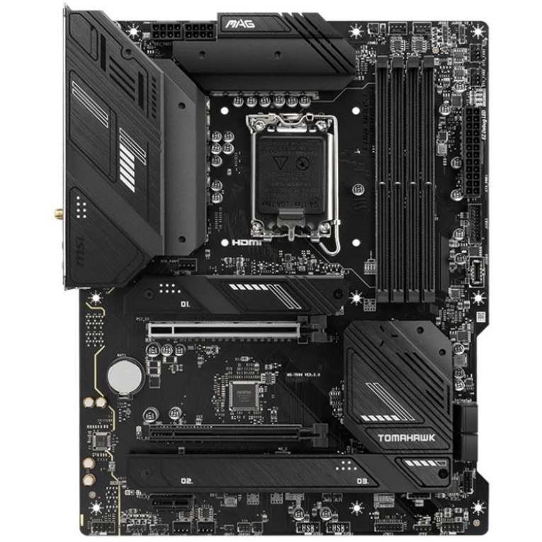 MSI MAG B760 TOMAHAWK WIFI Gaming Desktop Motherboard - Intel B760 Chipset - Socket LGA-1700 - ATX