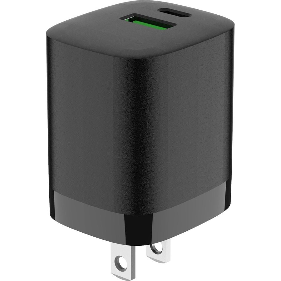 4XEM 30W Dual USB C+A Wall Charger - Black