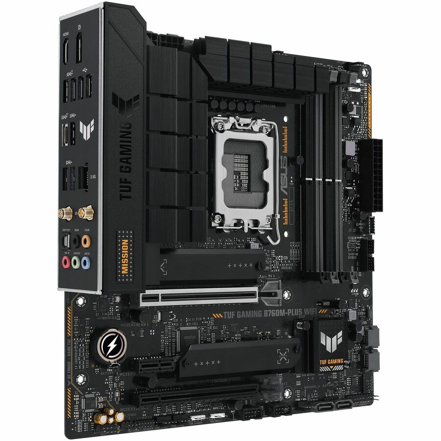 TUF TUF GAMING B760M-PLUS WIFI Gaming Desktop Motherboard - Intel B760 Chipset - Socket LGA-1700 - Micro ATX