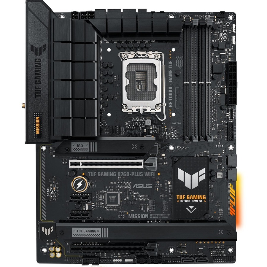 TUF GAMING B760-PLUS WIFI Gaming Desktop Motherboard - Intel B760 Chipset - Socket LGA-1700 - ATX