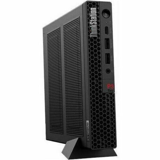 Lenovo ThinkStation P3 30H00013US Workstation - 1 x Intel Core i7 13th Gen i7-13700T - vPro Technology - 16 GB - 512 GB SSD - Tiny - Black