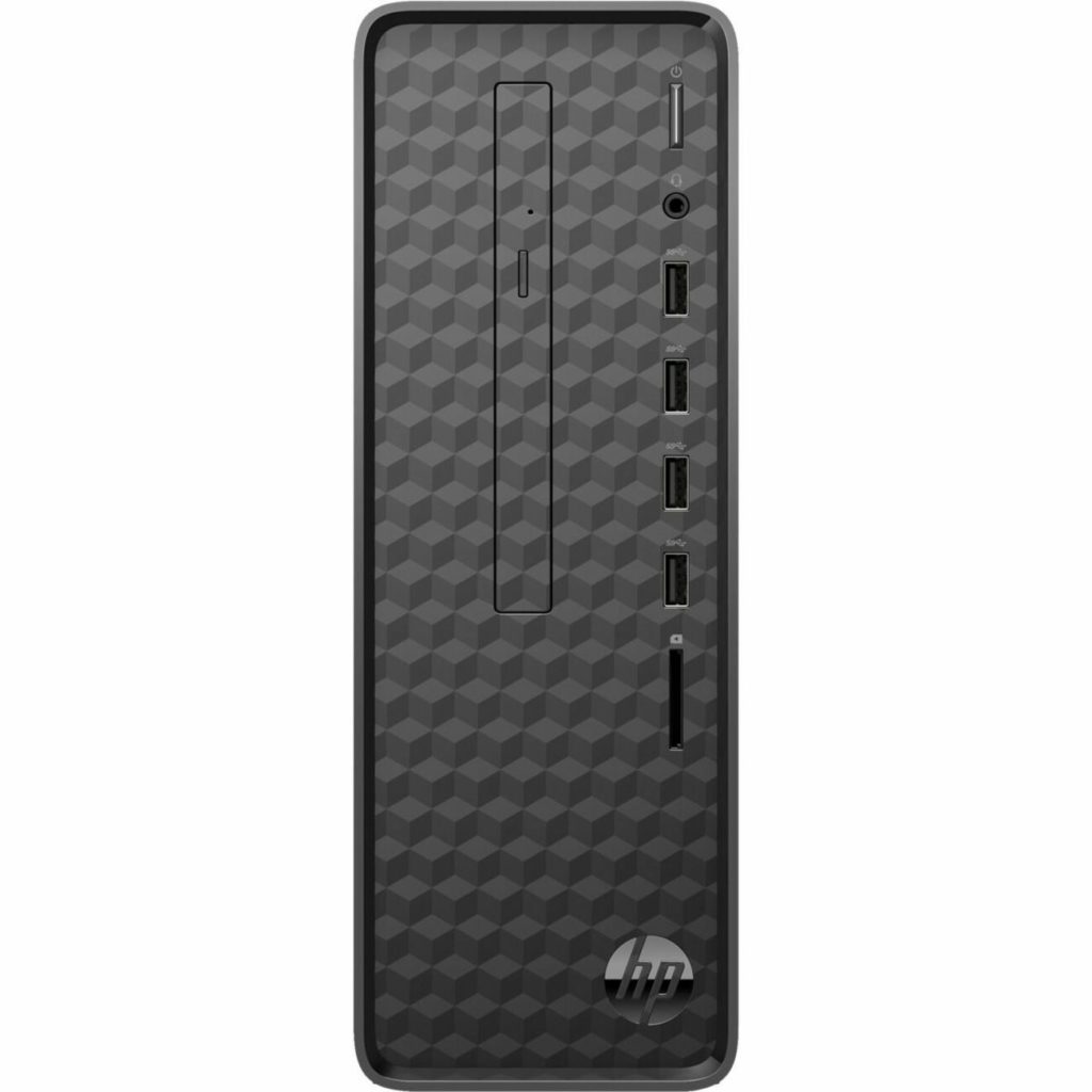 HP S01-pF2000i S01-pF2003w Desktop Computer - Intel Core i3 10th Gen i3-10105 - 8 GB - 256 GB SSD - Slim PC - Dark Black - Refurbished