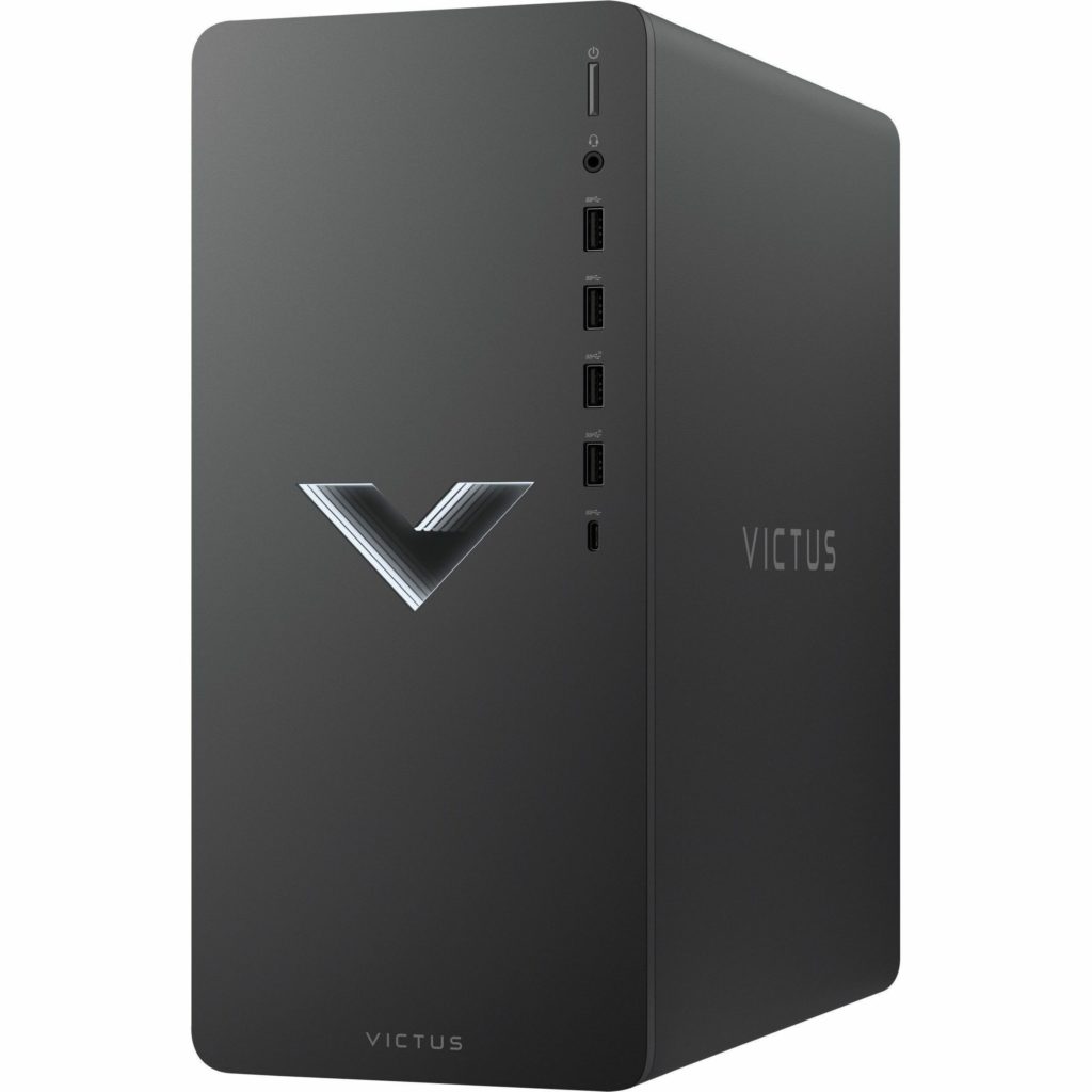 HP Victus TG02-0000i TG02-0019 Gaming Desktop Computer - Intel Core i5 12th Gen i5-12400F - 16 GB - 512 GB SSD - Tower - Mica Silver Metal - Refurbished