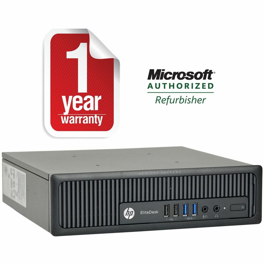 Joy Systems - HP EliteDesk 800 G1 Desktop Computer - Intel Core i5 4th Gen i5-4570S - 16 GB - 512 GB SSD - Ultra Small - Refurbished