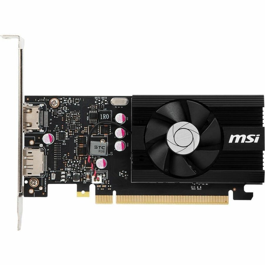 MSI NVIDIA GeForce GT 1030 Graphic Card - 4 GB DDR4 SDRAM - Low-profile