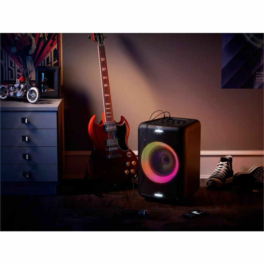 Philips Portable Bluetooth Speaker System - 40 W RMS - Black