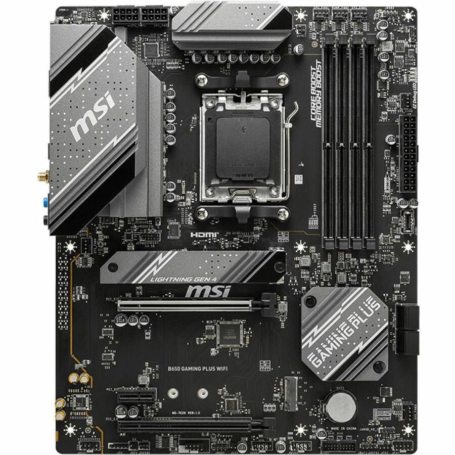 MSI B650 GAMING PLUS WIFI Gaming Desktop Motherboard - AMD B650 Chipset - Socket AM5 - ATX