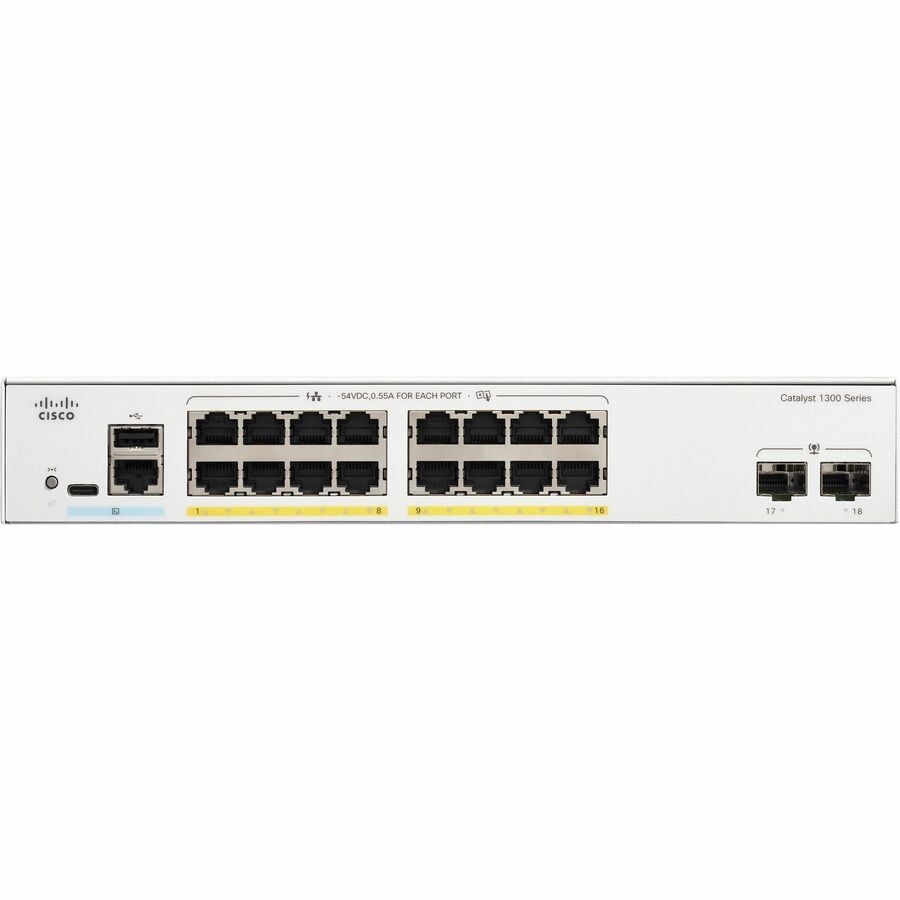 Cisco Catalyst C1300-16FP-2G Ethernet Switch