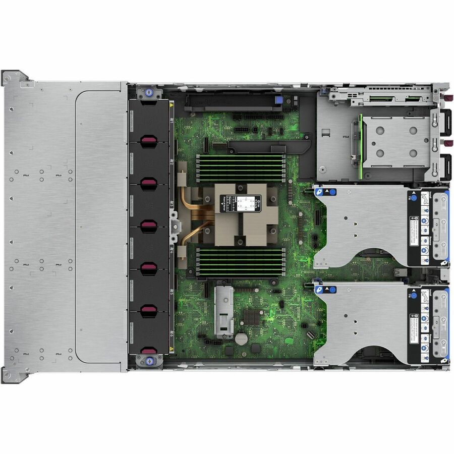 HPE ProLiant DL345 G11 2U Rack Server - 1 x AMD EPYC 9124 3 GHz - 32 GB RAM - 12Gb/s SAS Controller