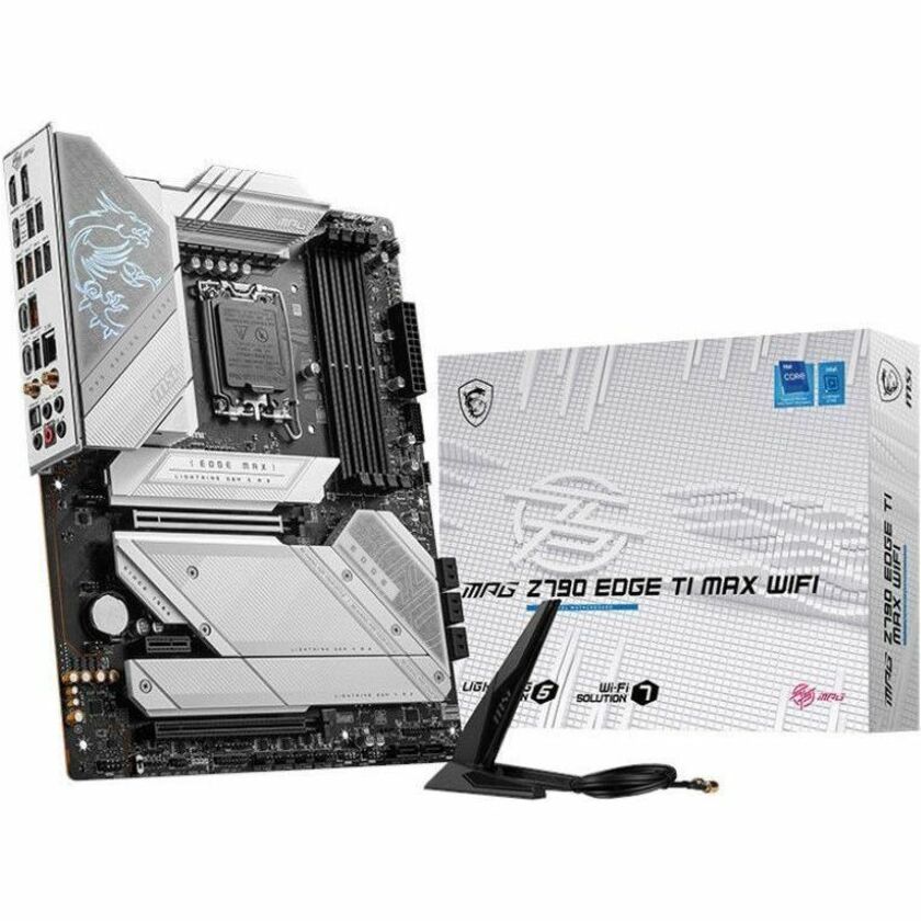 MSI MPG MPG Z790 EDGE TI MAX WIFI Gaming Desktop Motherboard - Intel Z790 Chipset - Socket LGA-1700 - ATX