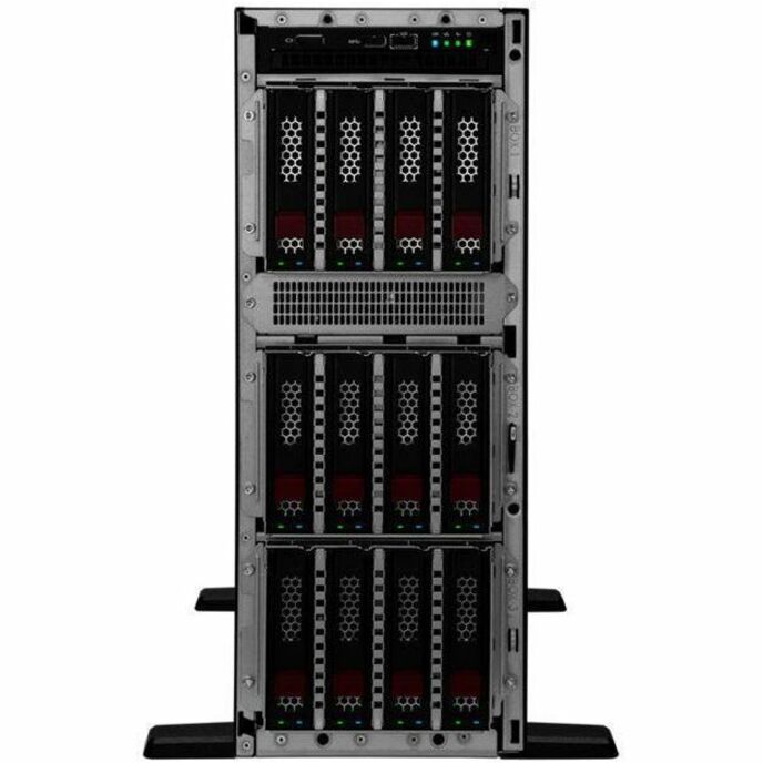 HPE ProLiant ML350 G11 4U Tower Server - 1 x Intel Xeon Silver 4410Y 2 GHz - 64 GB RAM - 960 GB SSD - (2 x 480GB) SSD Configuration - Serial Attached SCSI (SAS), Serial ATA Controller - Smart Choice