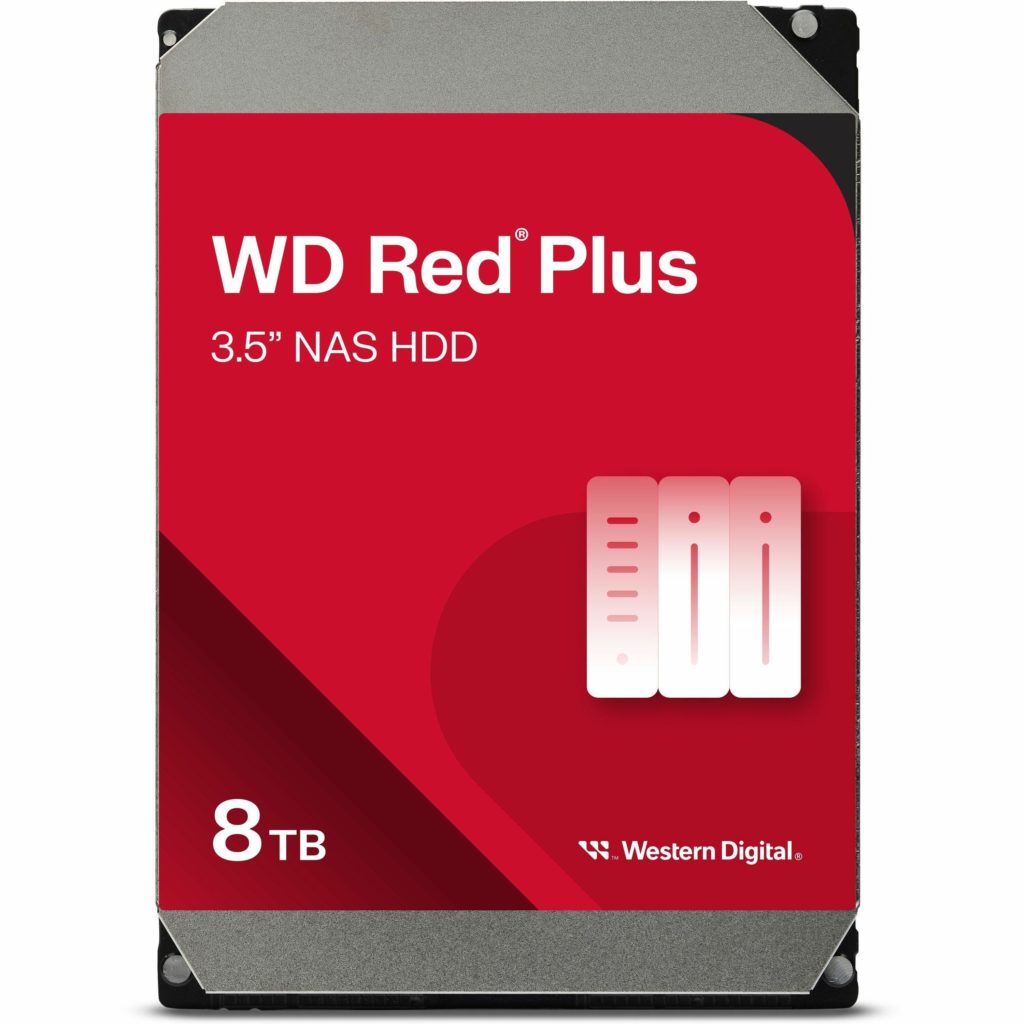 WD Red Plus WD80EFPX 8 TB Hard Drive - 3.5