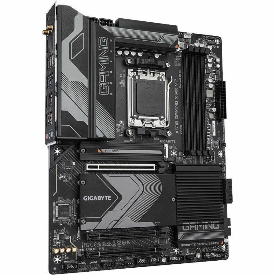 Gigabyte Ultra Durable X670 GAMING X AX V2 Gaming Desktop Motherboard - AMD X670 Chipset - Socket AM5 - ATX