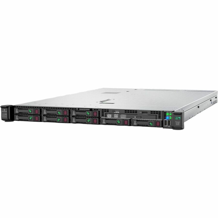 HPE ProLiant DL360 G10 1U Rack Server - 1 x Intel Xeon Silver 4208 2.1 GHz - 64 GB RAM - 960 GB SSD - (2 x 480GB) SSD Configuration - Serial ATA, 12Gb/s SAS Controller - Smart Choice