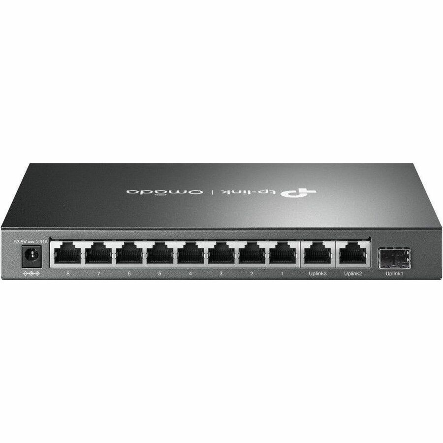 TP-Link Omada 8-Port 10/100Mbps + 3-Port Gigabit Desktop Switch with 8-Port PoE+