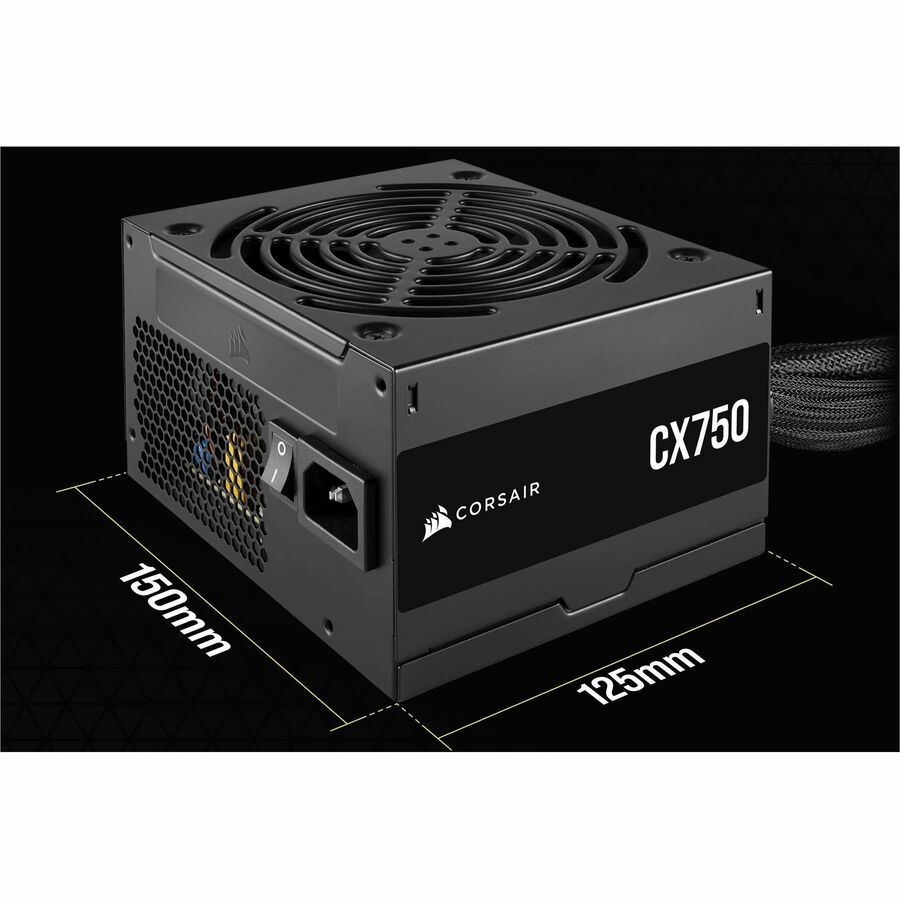 Corsair CX Series™ CX750 - 750 Watt 80 PLUS Bronze ATX Power Supply