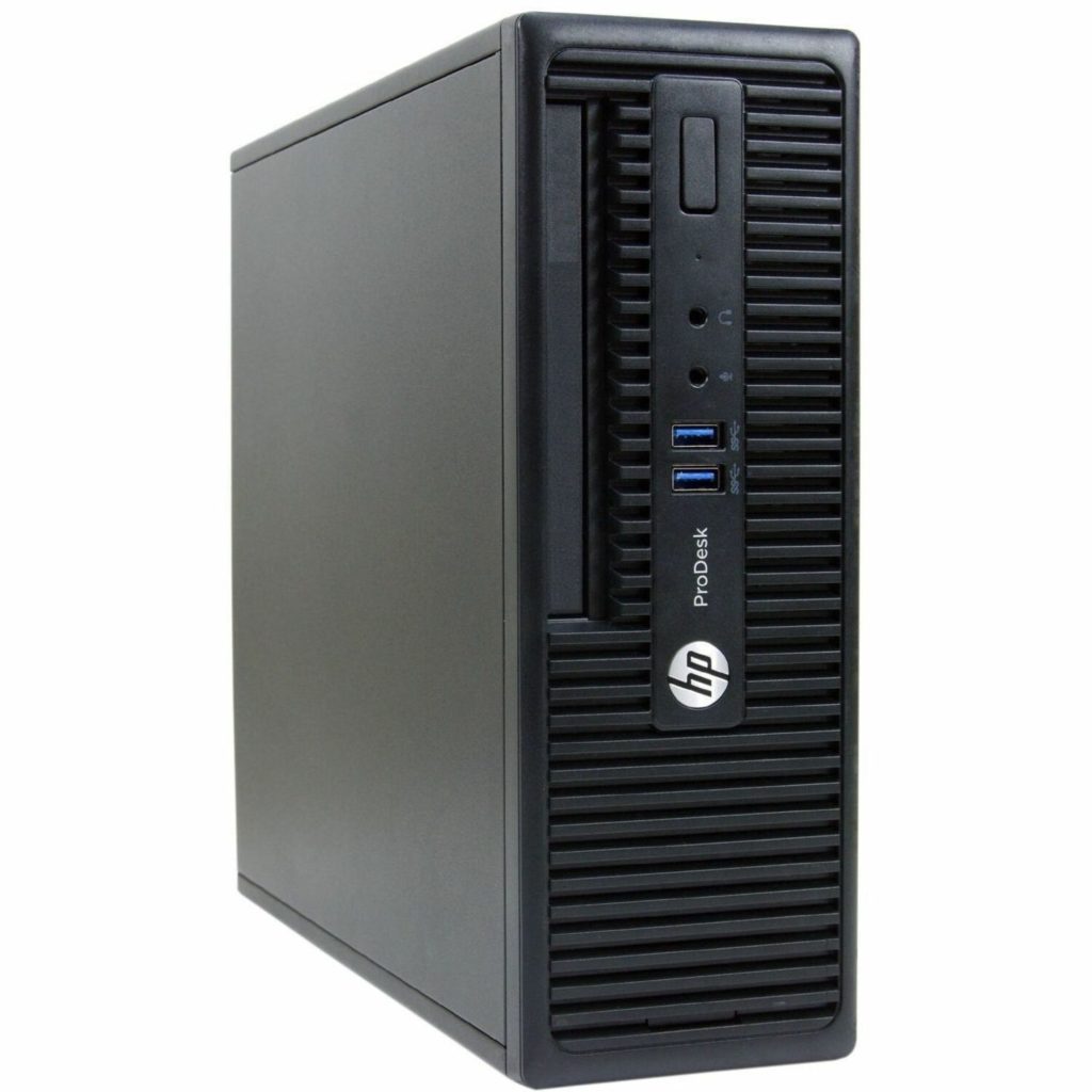 Joy Systems - HP Business Desktop ProDesk 400 G3 Desktop Computer - Intel Core i5 6th Gen i5-6500 - 16 GB - 256 GB SSD - Small Form Factor - Refurbished